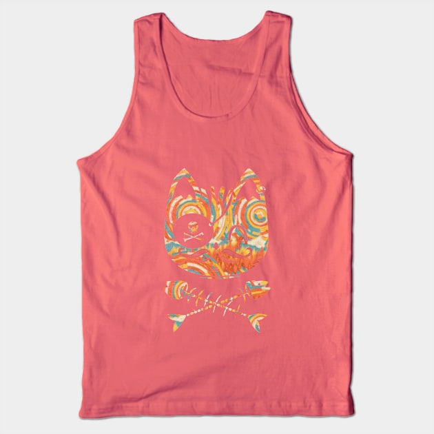 The Pirate Cat Tank Top by Elefunk